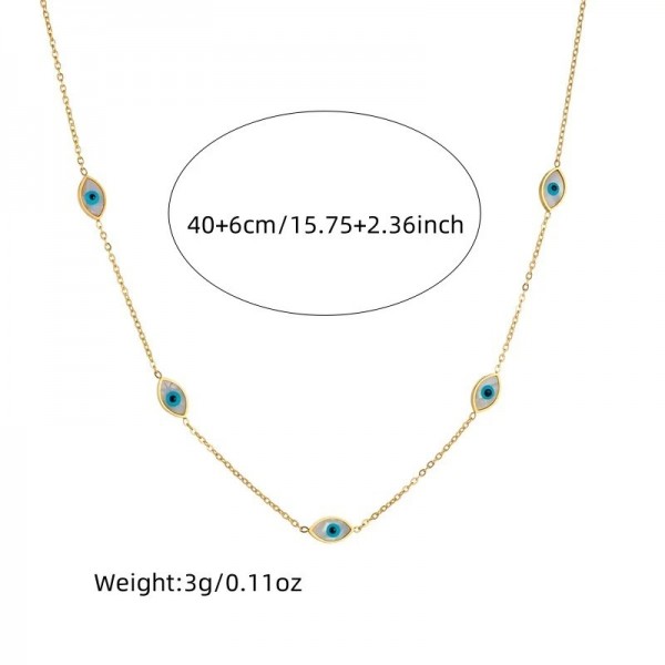 Ensemble de bijoux arbre de vie en acier inoxydable pour femme, collier et boucles d'oreilles dorées turquoise|2,00 €|OKKO MODE