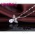 Ensemble de bijoux Ange Argenté 925 - Pendentif Cristal Collier Boucle Oreille | 4,32 $ | OKKO MODE