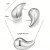 Ensemble de boucles d'oreilles goutte d'eau pour femme, collier carillon en or | $2.16 | OKKO MODE