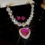 Ensemble de bijoux coeur en biscuits pour femme | 2,14 $ | OKKO MODE