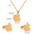 Ensemble de Colliers et Boucles d'Oreilles Pendentifs en Forme de Pomme pour Patients, Bijoux Acier Inoxydable | 2,17 $ | OKKO MODE