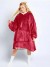 Couples Hoodie Huggle Pajamas, Thick and Warm TV Blanket | $16.25 | OKKO MODE