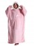 Unisex Sherpa Smile Vintage Hooded Blanket with Sleeves | $27.26 | OKKO MODE