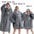 Couverture super longue en glouton avec manches pour hommes et femmes, sweat à capuche d'hiver | 19,13 € | OKKO MODE