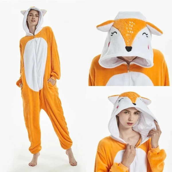 Pyjama assorti pour enfants et adultes, grenouillères animaux hiver|26,99 €|OKKO MODE