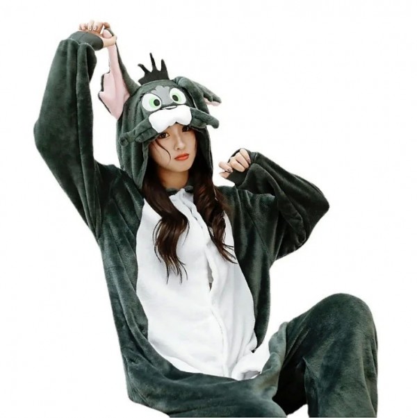 Grenouillère à capuche pour adultes, combinaison d'animaux animée costume fête Halloween|27,05 €|OKKO MODE