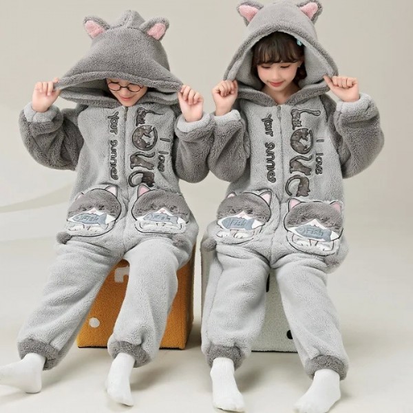 Pyjama de dessin animé pour femmes et hommes, tenue parent-enfant|53,09 €|OKKO MODE