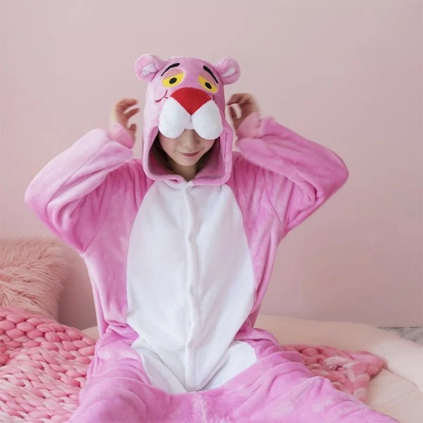 Pyjama Kigurumi Léopard Rose Femme|2,34 €|OKKO MODE