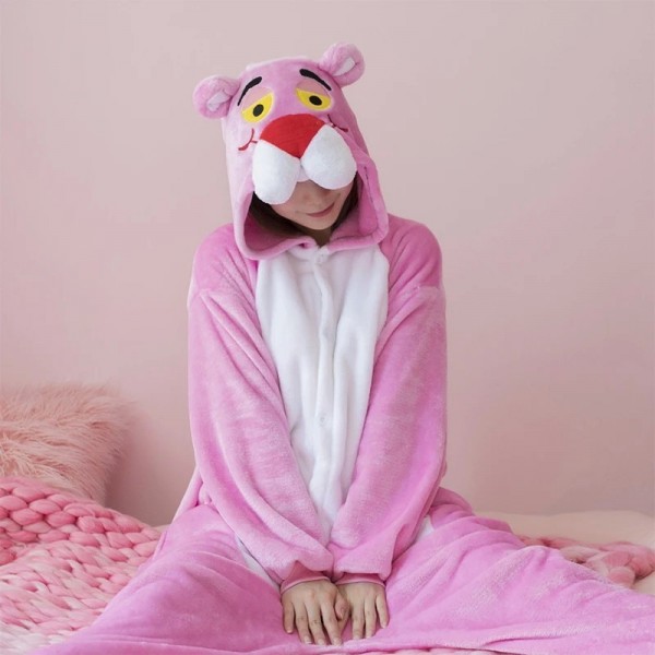 Pyjama Kigurumi Léopard Rose Femme|2,34 €|OKKO MODE