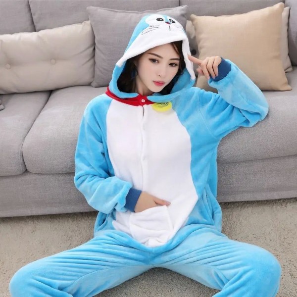 Pyjama Kigurumi Animal Long Jumpsuit pour femmes, Costume assorti de famille|12,96 €|OKKO MODE