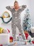 Weihnachts-Kapuzenoverall Damen warme lange Ärmel | 27,89 € | OKKO MODE