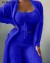Ensemble de pyjamas en velours pour femmes, haut court pantalon long manteau 3 pièces doux et chaud | 20,49 $ | OKKO MODE