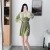 Ensemble de pyjama en velours doré pour femme, dentelle sexy à volants | 23,79 $ | OKKO MODE