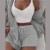 Ensembles de pyjama moelleux sexy pour femmes, survêtement 3 pièces à capuche en peluche | $30.22 | OKKO MODE