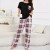 Ensemble de pyjama à carreaux pour femmes, t-shirt col rond et short élastique | 7,51 $ | OKKO MODE