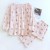 Pyjama en fil de coton à imprimé floral pour femmes | $19.41 | OKKO MODE