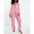 Pink Striped Sleepwear for Women, Long Sleeve and Pants Sets | 28,27 $ | OKKO MODE