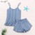 Ensemble de pyjamas d'été en coton pour femmes, lingerie sexy bretelles spaghetti solides | 4,29 $ | OKKO MODE