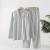 Ensemble de pyjama 2 pièces style japonais pour couple, coton, pantalon manches longues carreaux simple | 14,04 $ | OKKO MODE