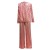 Pyjama de Noël à rayures rouges et vertes pour femmes, ensemble 2 pièces | 17,55 $ | OKKO MODE