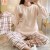 Ensemble de pyjama femme, ours mignon, plaid hiver | 10,83 $ | OKKO MODE