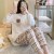 Ensemble de pyjama femme, ours mignon, plaid hiver | 10,83 $ | OKKO MODE