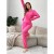 Ensemble de pyjamas à manches longues pour femmes, vêtements de nuit monochromes | 22,42 $ | OKKO MODE