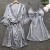 Ensemble de pyjamas en satin pour femmes, robe en dentelle et vêtements de nuit imbibés | 450.836,90 $ | OKKO MODE