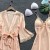 Ensemble de pyjamas en satin pour femmes, robe en dentelle et vêtements de nuit imbibés | 450.836,90 $ | OKKO MODE