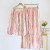 Pyjama coton à col rond pour femme, vêtements d'intérieur féminins 2 pièces printemps automne | €15.07 | OKKO MODE