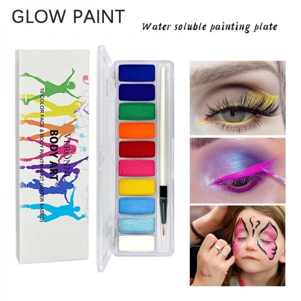 Peinture à l'huile néon structurels 10 couleurs pour visage et corps|4,49 €|OKKO MODE