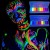 Peinture à l'huile néon structurels 10 couleurs pour visage et corps | $4.87 | OKKO MODE