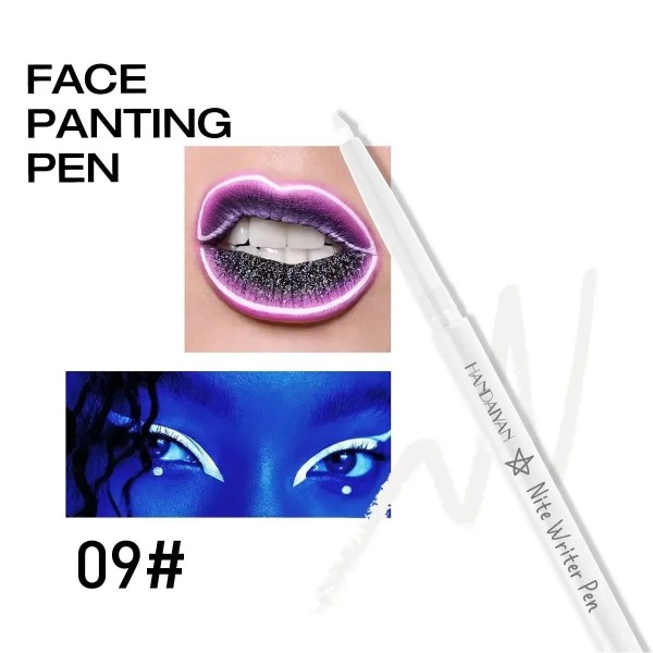 Palette de fard à barrage activé par l'eau, stylo eyeliner réactif au néon UV et glow in the dark|2,00 €|OKKO MODE