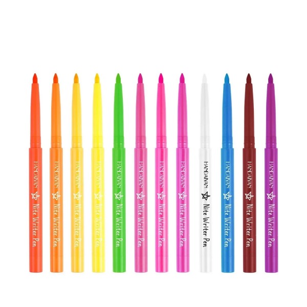 Eyeliner Gel Fluorescent pour le Visage et les Yeux, Coloré Waterproof Longue Durée|2,00 €|OKKO MODE