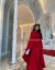Robes de soirée sirène rouges classiques pour femmes, robes de Rhà manches longues, robes formelles personnalisées | 161,89 $ | OKKO MODE