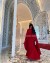 Robes de soirée sirène rouges classiques pour femmes, robes de Rhà manches longues, robes formelles personnalisées | 161,89 $ | OKKO MODE
