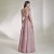 Vestido de noche línea A para mujer, espalda descubierta y perlado | 170,67 $ | OKKO MODE