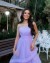 Jessica-Robe de soirée en tulle violet pour femme, élégante, en forme de A, sexy, sans bretelles, pour fête de mariage | 125,37 $ | OKKO MODE