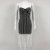 Robe de soirée noire avec pompon en perles pour femme, tenue de luxe, sexy, sans bretelles, en fibre, mini, élégante | 59,36 $ | OKKO MODE