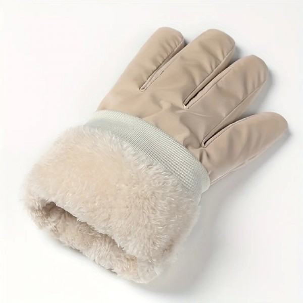 Gants Chauds Imperméables Doublure Peluche Femme|7,19 €|OKKO MODE