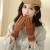 Gants d'hiver doublés de sourire pour femmes, écran tactile en PU | 6,29 € | OKKO MODE