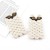 Gants demi-doigts en laine pour femmes, Jacquard épaissi | 8,77 $ | OKKO MODE