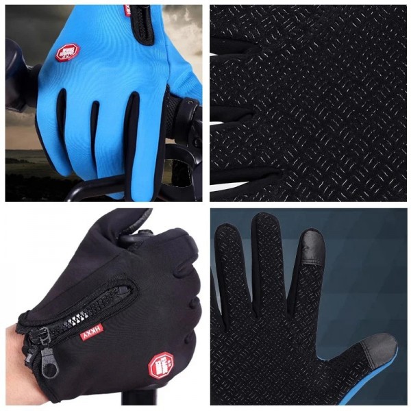 Gants coupe-vent coordonnés hommes/femmes, écran tactile|4,49 €|OKKO MODE