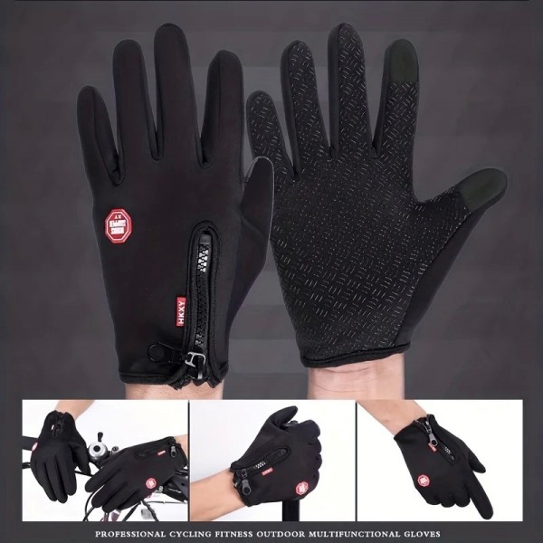 Gants coupe-vent coordonnés hommes/femmes, écran tactile|4,49 €|OKKO MODE