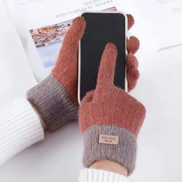 Gants chauds en peluche pour hommes et femmes, écran tactile|3,59 €|OKKO MODE