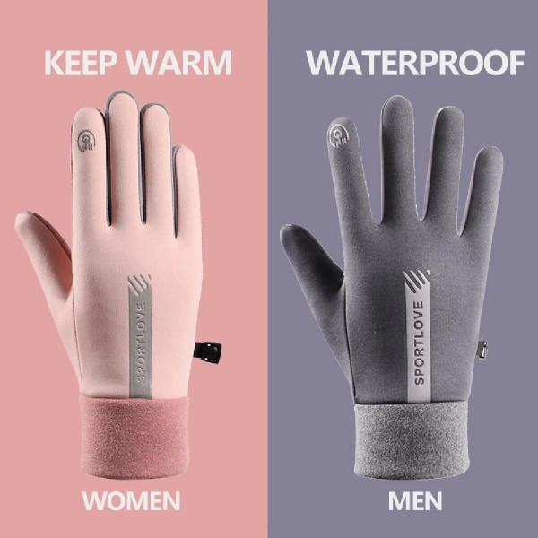 Gants thermiques étanches pour femme, mitaines de ski chaudes et coupe-vent|4,49 €|OKKO MODE