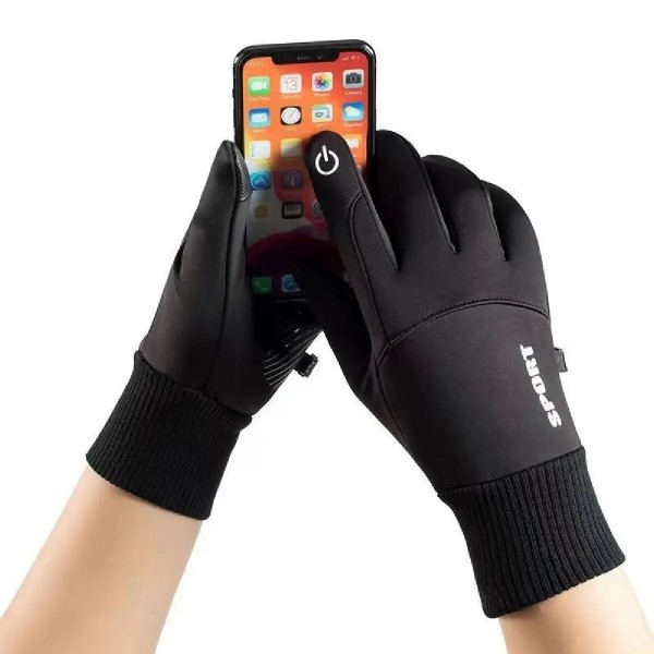 Gants de sport imperméables et coupe-vent pour hommes/femmes, écran tactile - conduite|5,39 €|OKKO MODE