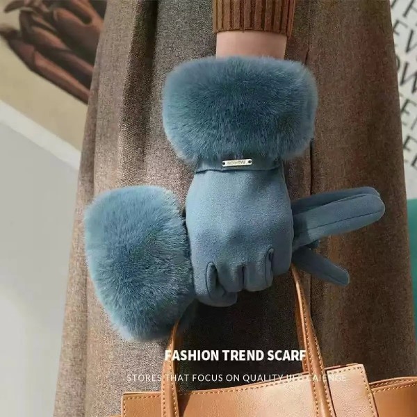 Gants en daim épais pour femmes, écran tactile et chauds|6,29 €|OKKO MODE