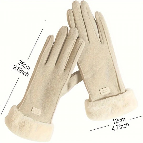 Gants à écran tactile en cachemire fin pour femme|4,49 €|OKKO MODE