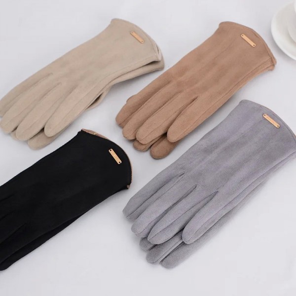 Gants de cyclisme monochromes pour femmes, écran tactile fin|4,49 €|OKKO MODE